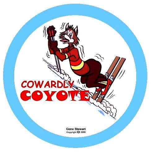 Cowardly Coyote, T-Shirt design